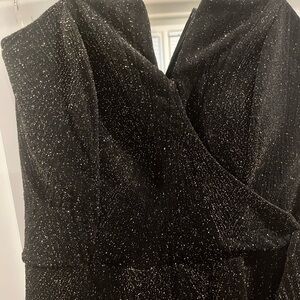 Trixxi clothing company black and gold jumpsuit